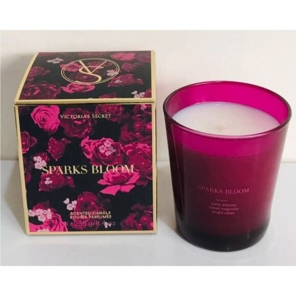 Victoria's Secret SPARKS BLOOM Scented Candle  8.4 oz. NEW SEALED - Picture 1 of 5